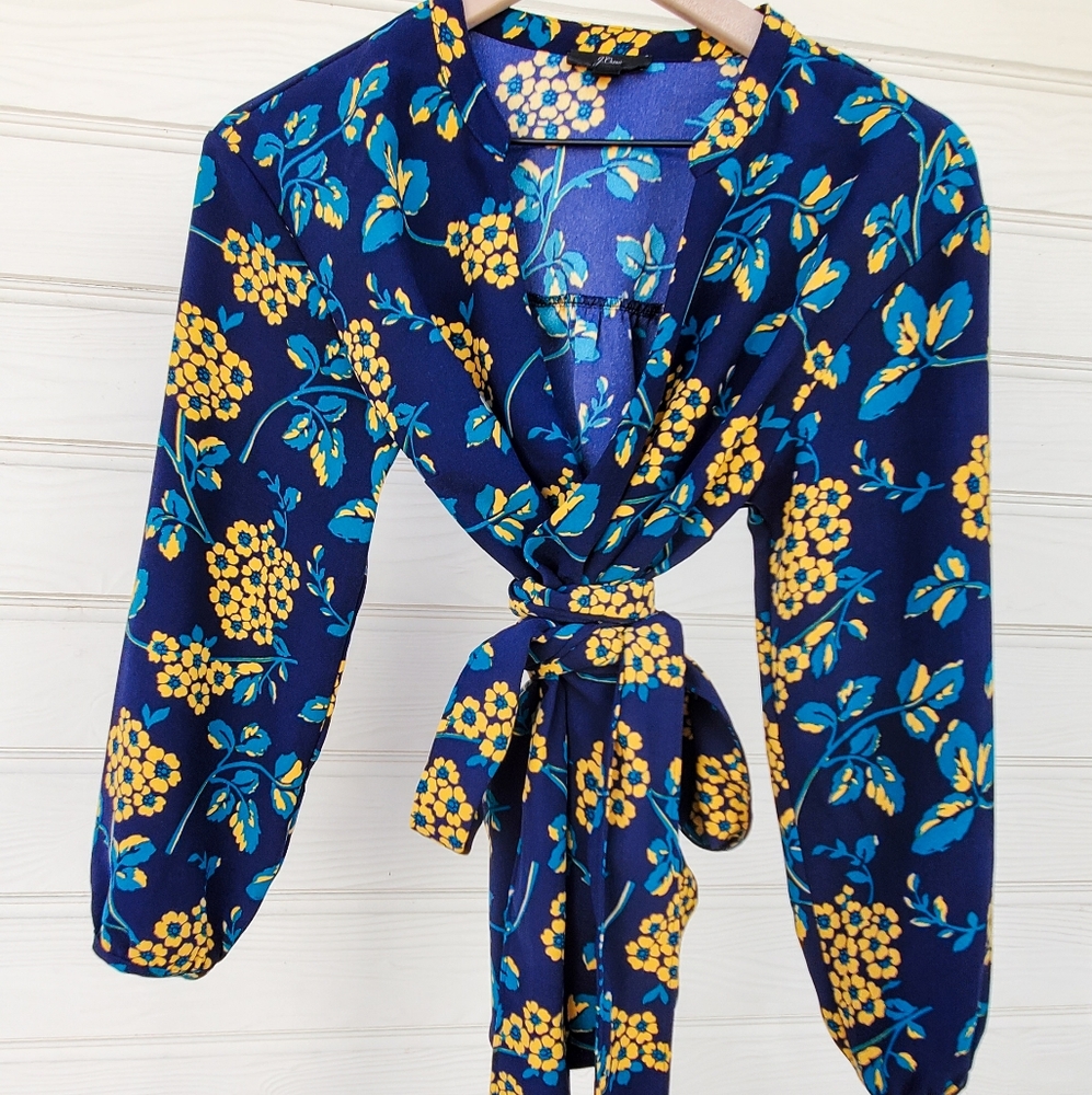 J. Crew wrap top